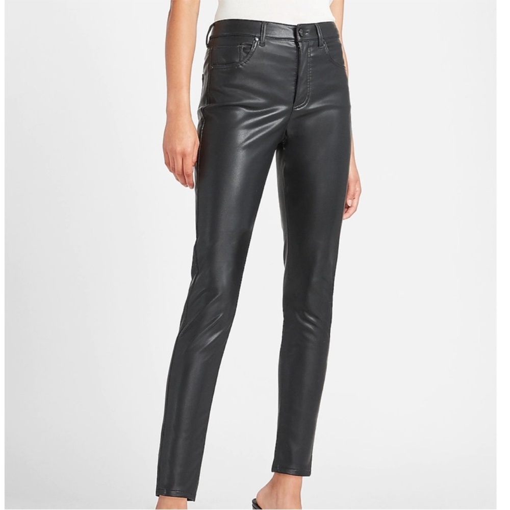 Express Leather Skinny Jegging
